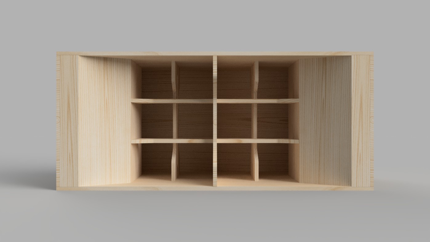 Front view of the subwoofer