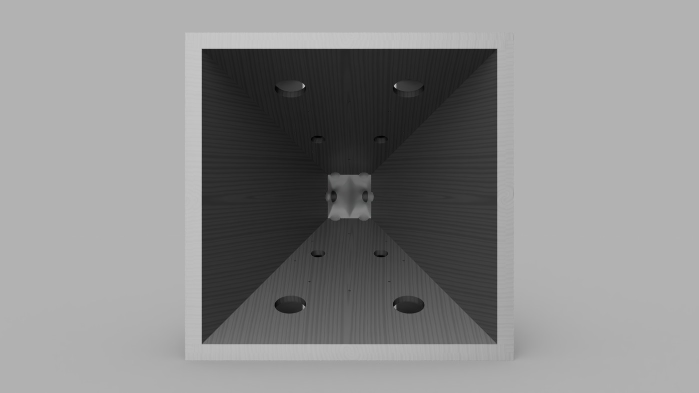 Front view of the horn